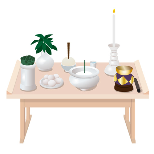 枕飾り一式の画像