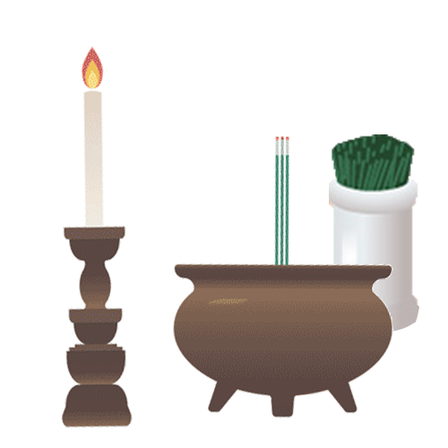 ろうそくセットの画像